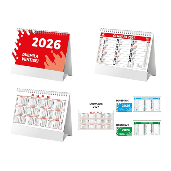 D069 - Calendarietto da tavolo